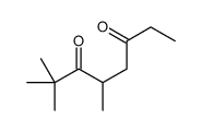 2,2,4-trimethyloctane-3,6-dione结构式