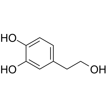 2-(3,4-Dihydroxyphenyl)ethanol Structure