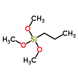 propyltrimethoxysilane structure