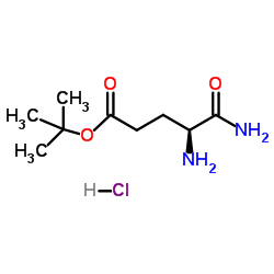 4,5-二氨基-5-氧代戊酸叔丁酯单盐酸盐结构式