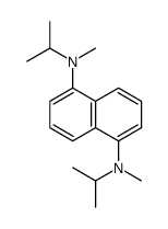 1-N,5-N-dimethyl-1-N,5-N-di(propan-2-yl)naphthalene-1,5-diamine结构式