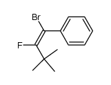 (Z)-(1-bromo-2-fluoro-3,3-dimethylbut-1-enyl)benzene Structure