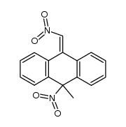 9-methyl-9-nitro-10-nitromethylene-9,10-dihydroanthracene结构式