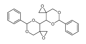6-phenyl-4-(6-phenyl-1,5,7-trioxaspiro[2.5]octan-4-yl)-1,5,7-trioxaspiro[2.5]octane结构式