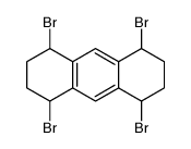 1,4,5,8-tetrabromo-1,2,3,4,5,6,7,8-octahydroanthracene结构式