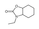3-ethyl-3a,4,5,6,7,7a-hexahydro-1,3-benzoxazol-2-one结构式
