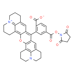 [117491-83-5]ROX-N-羟基琥珀酰亚胺酯,纯6-异构体结构式