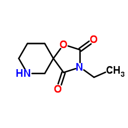 3-Ethyl-1-oxa-3,7-diazaspiro[4.5]decane-2,4-dione Structure