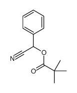 [cyano(phenyl)methyl] 2,2-dimethylpropanoate结构式