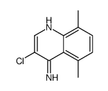 4-Amino-3-chloro-5,8-dimethylquinoline Structure