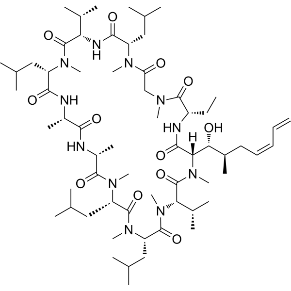 Cyclosporin A-Derivative 3结构式