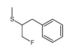 (3-fluoro-2-methylsulfanylpropyl)benzene结构式