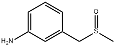 3-(methanesulfinylmethyl)aniline Structure