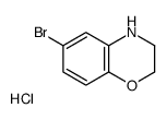 6-BROMO-3,4-DIHYDRO-2H-BENZO[B][1,4]OXAZINE HYDROCHLORIDE Structure