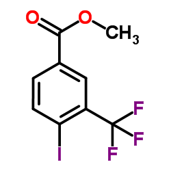 4-Iodo-3-trifluoromethyl-benzoic acid methyl ester Structure