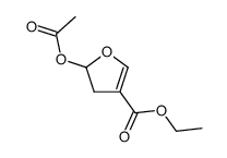 ethyl 5-acetoxy-4,5-dihydrofuran-3-carboxylate结构式
