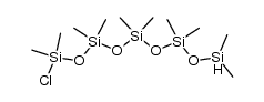 1-chloro-1,1,3,3,5,5,7,7,9,9-decamethylpentasiloxane结构式
