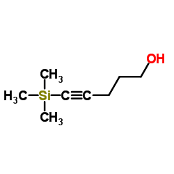 5-三甲基硅烷基-4-戊炔-1-醇结构式