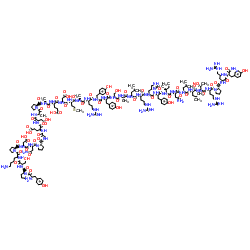 [Leu31,Pro34]-Neuropeptide Y(human,rat)结构式