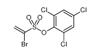 2,4,6-trichlorophenyl 1-bromoethenesulfonate Structure