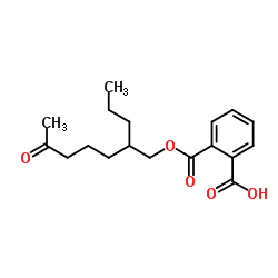 2-{[(6-Oxo-2-propylheptyl)oxy]carbonyl}benzoic acid Structure
