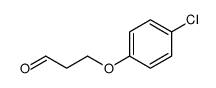 3-(4-chlorophenoxy)propanal Structure