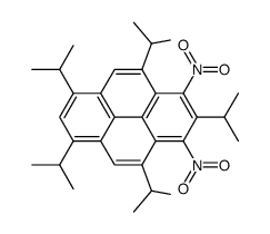 1,3-dinitro-2,4,6,8,10-pentaisopropylpyrene Structure