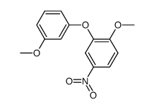 2,3'-Dimethoxy-5-nitro-diphenylether结构式