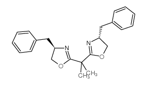 (4R,4'R)-2,2'-异丙亚基双(4-苄基-2-噁唑啉)结构式