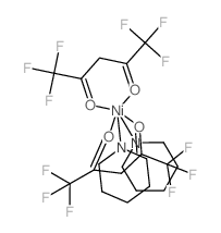 Nickel,bis(1,1,1,5,5,5-hexafluoro-2,4-pentanedionato-kO,kO')bis(pyridine)- (9CI) Structure
