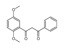 1-(2,5-dimethoxyphenyl)-3-phenylpropane-1,3-dione Structure