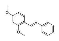 2,4-dimethoxy-1-(2-phenylethenyl)benzene结构式