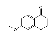 6-甲氧基-5-甲基-3,4-二氢萘-1(2H)-酮结构式