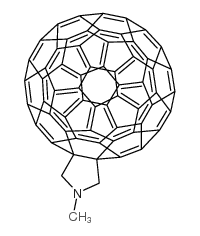 n-methylfulleropyrrolidine Structure