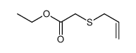 ethyl 2-prop-2-enylsulfanylacetate结构式