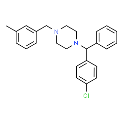 美克洛嗪结构式