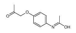 N-[4-(2-oxopropoxy)phenyl]acetamide结构式