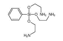 Tris(2-aminoethoxy)phenylsilane structure