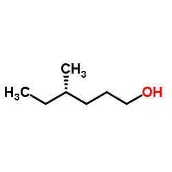 (4S)-4-Methyl-1-hexanol Structure