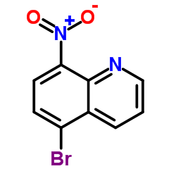 5-溴-8-硝基喹啉结构式