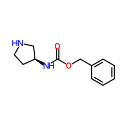 (S)-3-N-苄氧羰基氨基吡咯烷结构式