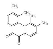 9,10-Phenanthrenedione,3,4,5,6-tetramethyl- Structure
