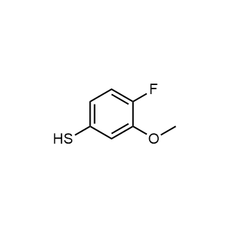 4-氟-3-甲氧基苯硫醇结构式