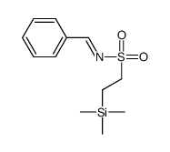 N-benzylidene-2-trimethylsilylethanesulfonamide结构式