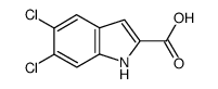 5,6-dichloro-1H-indole-2-carboxylic acid Structure