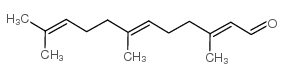 法尼醛,异构体混合物结构式