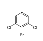 2-Bromo-1,3-dichloro-5-methylbenzene Structure