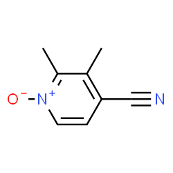 4-Pyridinecarbonitrile,2,3-dimethyl-,1-oxide(9CI)结构式
