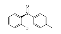 (R)-(+)-2-chlorophenyl 4-methylphenyl sulfoxide结构式