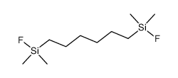1,6-Bis-(fluor-dimethylsilyl)-hexan Structure